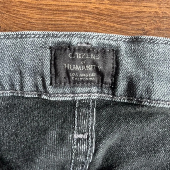 Citizen of Humanity Black Rocket Crop Midrise Skinny - Picture 8 of 14